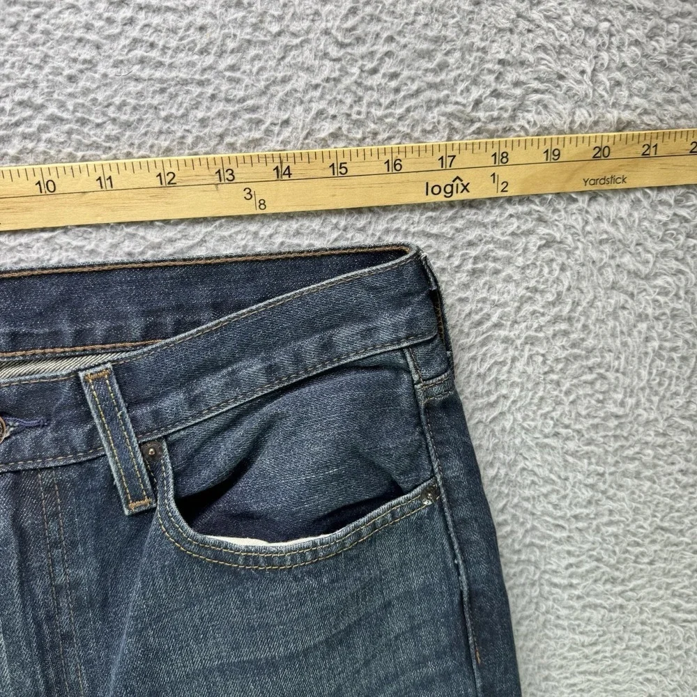 Levi's Jeans Mens 32x36 Blue 527 Slim Bootcut 100% Cotton Western Cowboy Denim